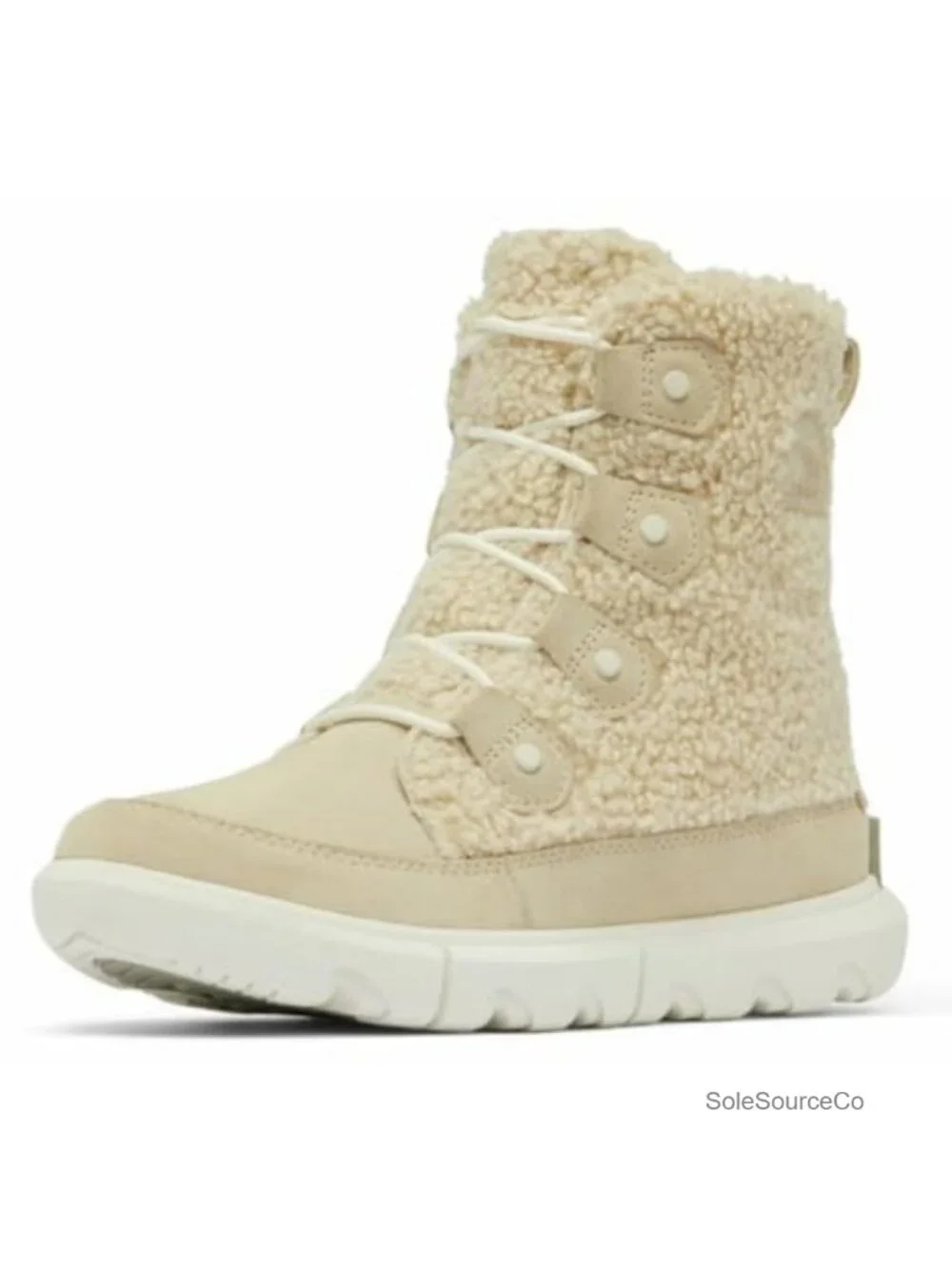 Sorel Explorer Next Joan Cozy Suede Snow Boots Lace-Up